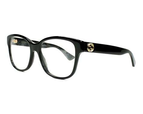 gucci eye glasses black|Gucci black frame reading glasses.